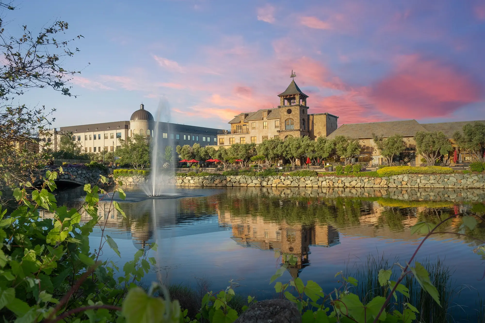 El Dorado Hills Town Center stock image