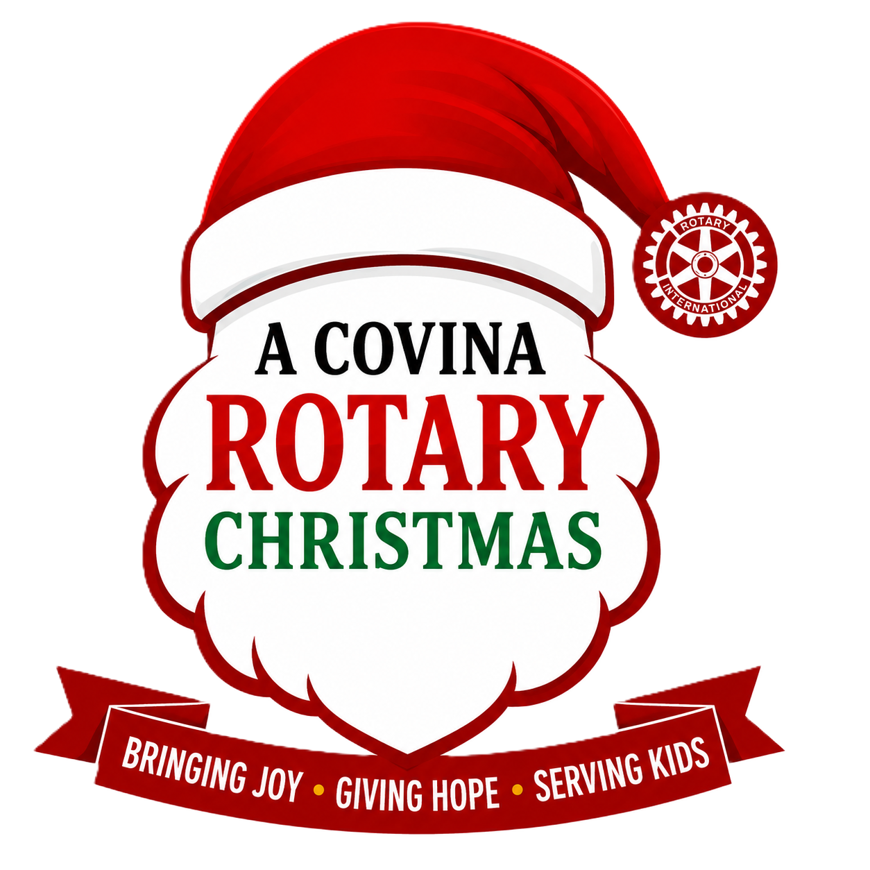 A Covina Rotary Christmas Logo