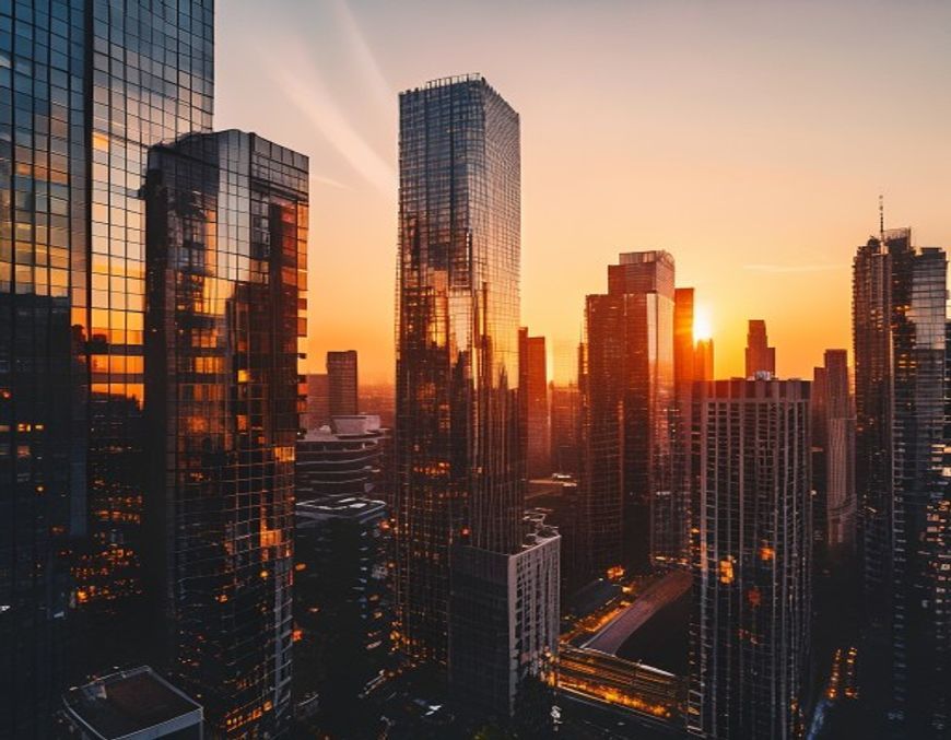 North York rental condo and house skyline