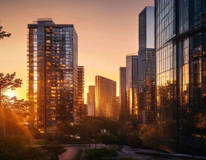 Markham rental condo and house skyline