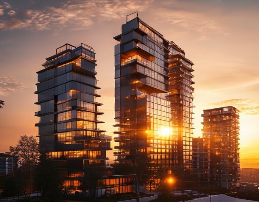 Brampton rental condo and house skyline