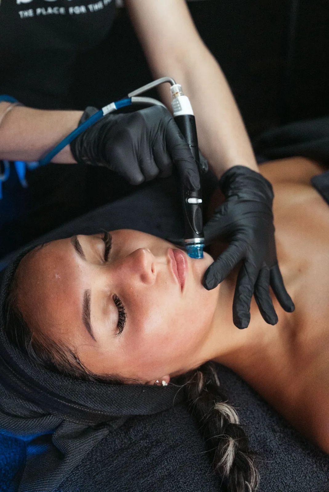 Hydrafacial treatment at BevelUp aesthetics and wellness clinic in Tampa