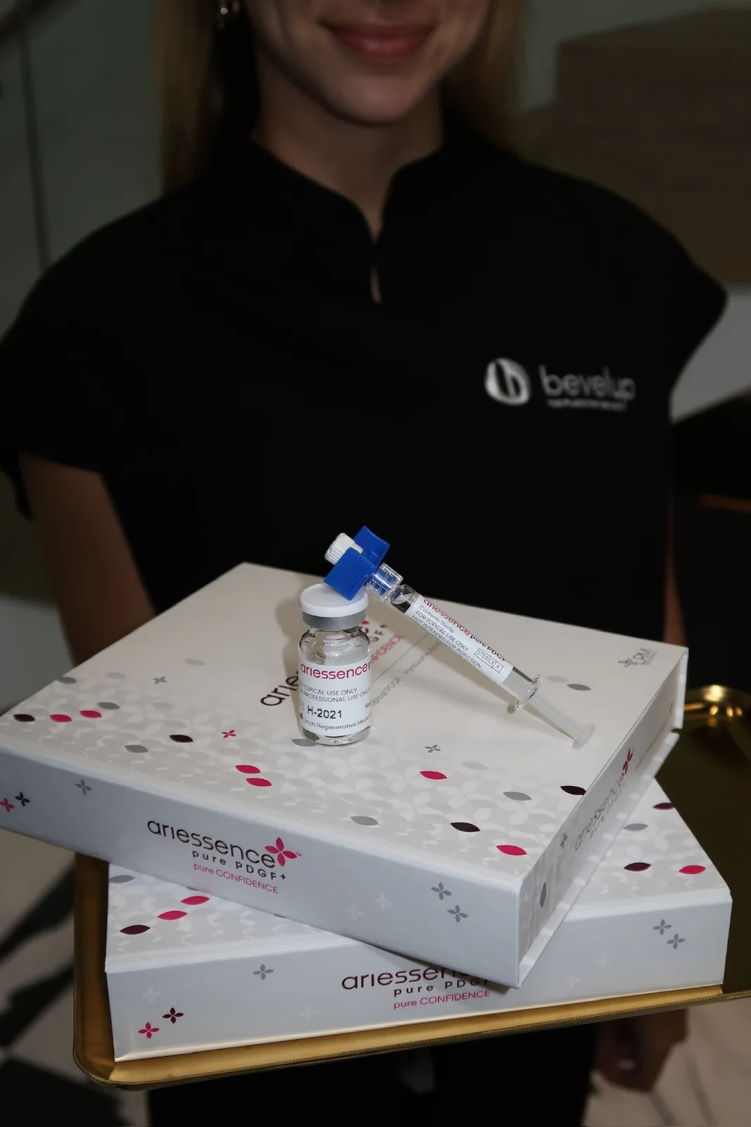 Ariessence under-eye regenerative treatment at BevelUp Tampa