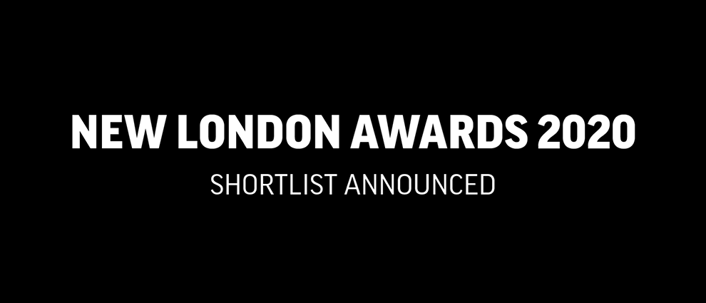 New London Awards Awards 2020 logo. Stow-Away has been shortlisted for a NL Award for 2020.