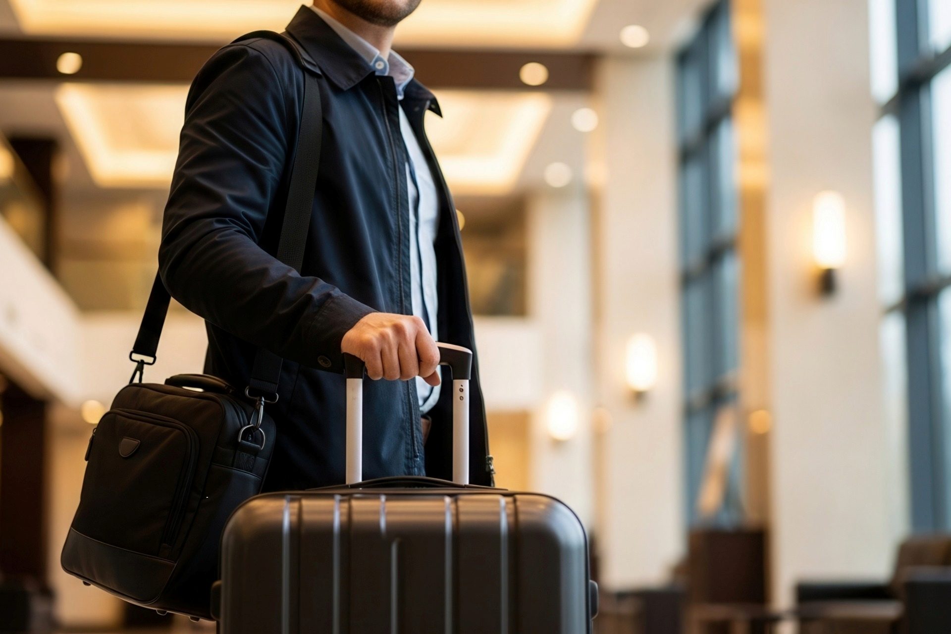 Businessman with Suitcase