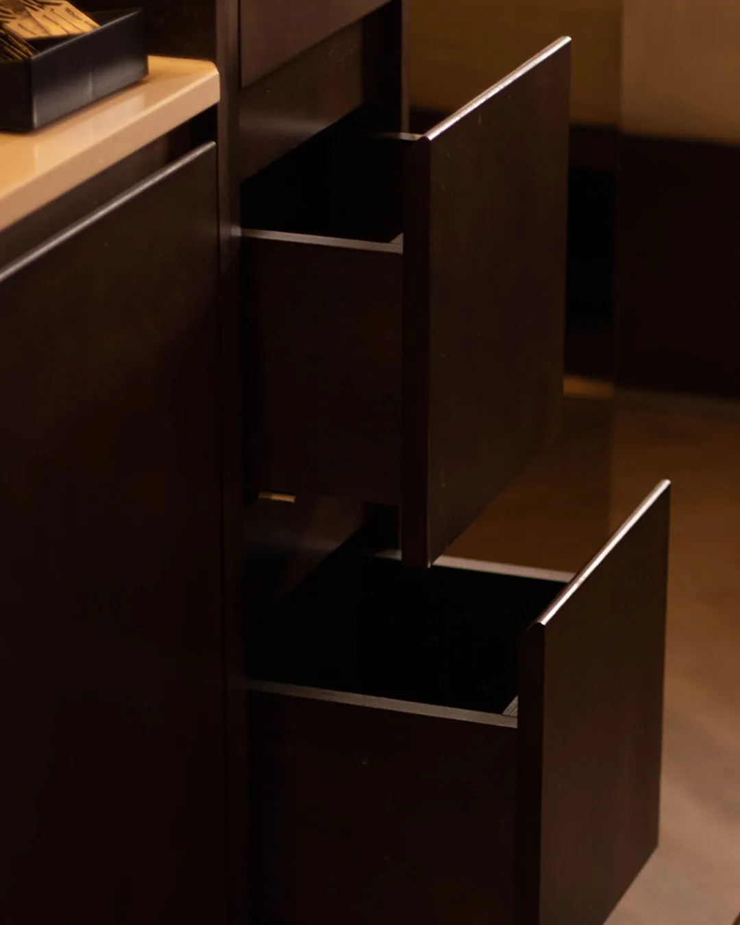 Interior of a studio suite at Stow Away Waterloo