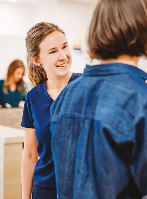 REBOOT provider speaking with a patient