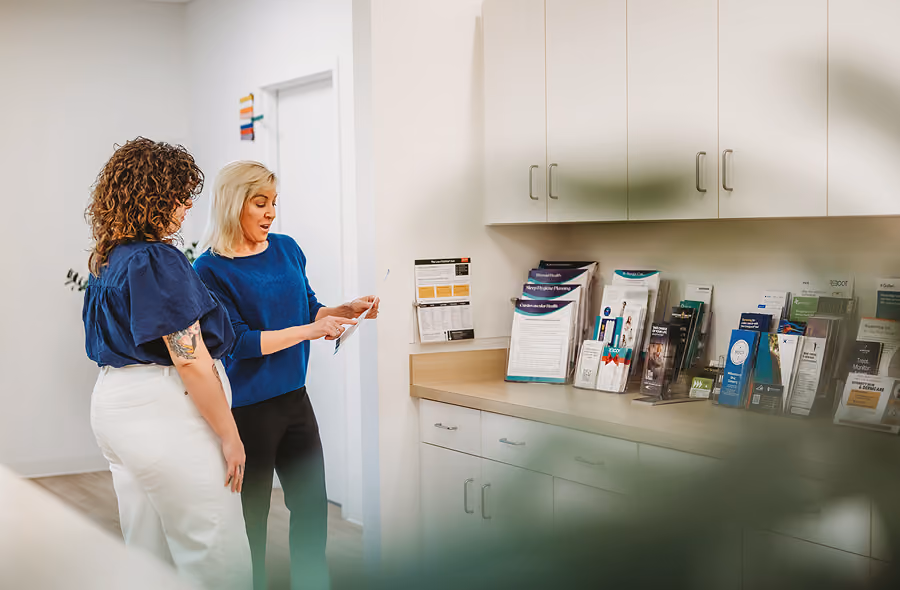 REBOOT team helping patients