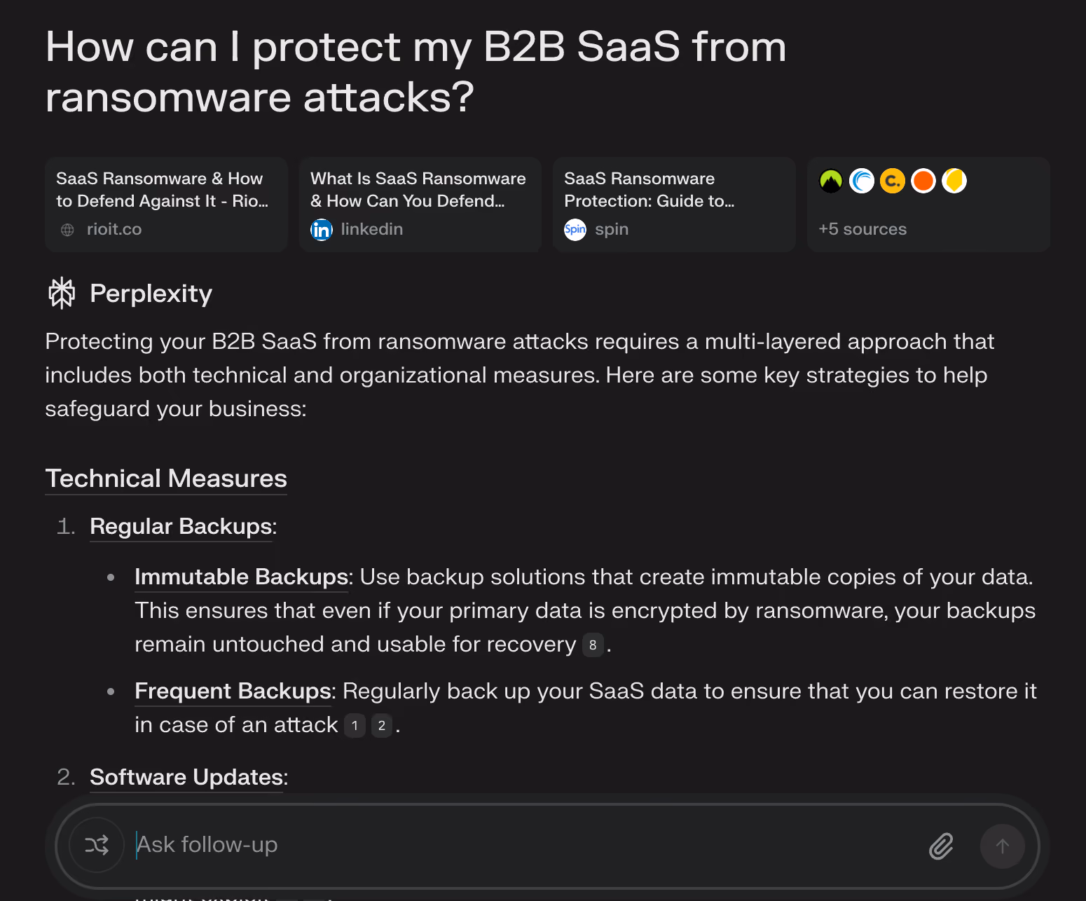 ChatGPT screenshot