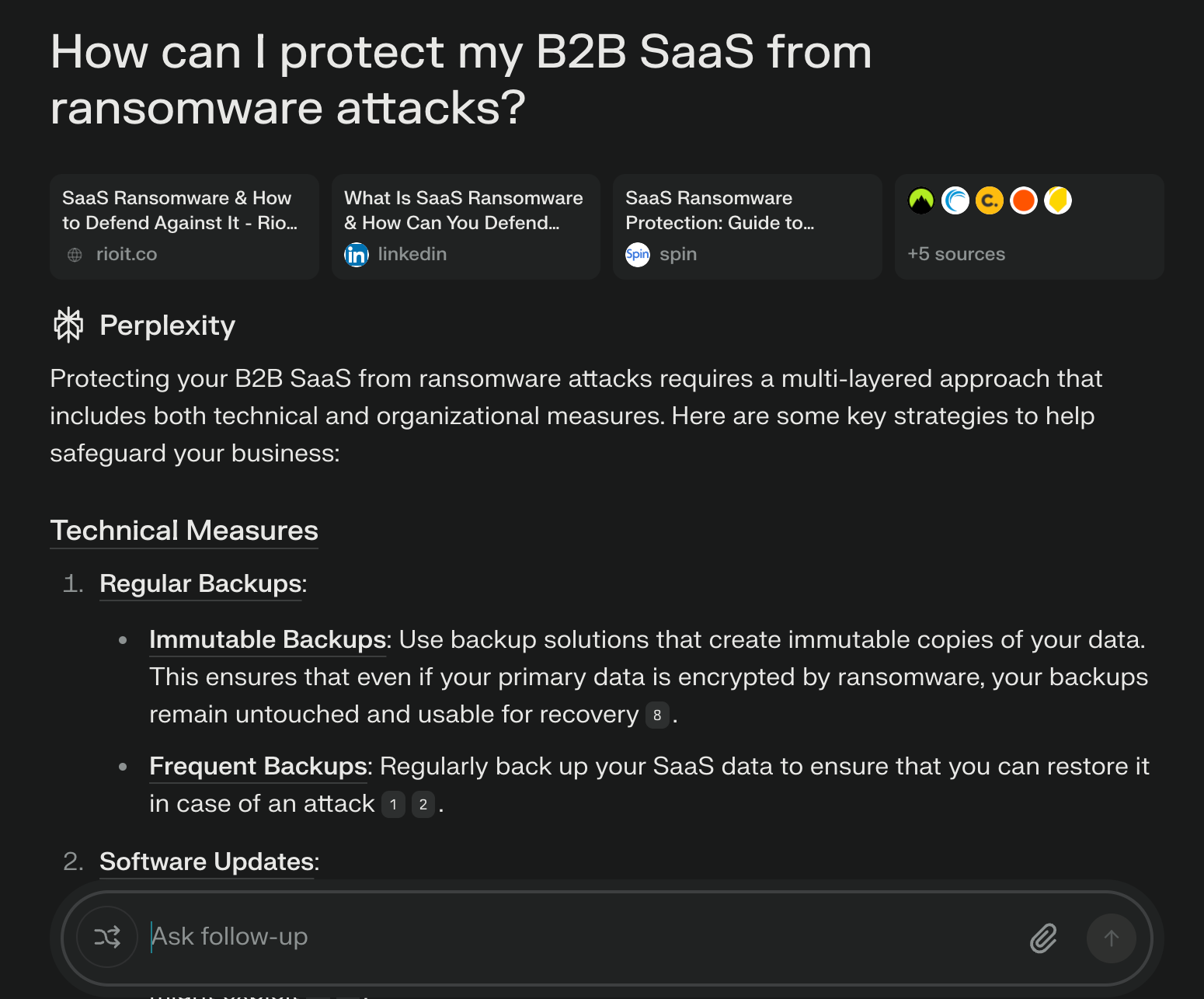 ChatGPT screenshot