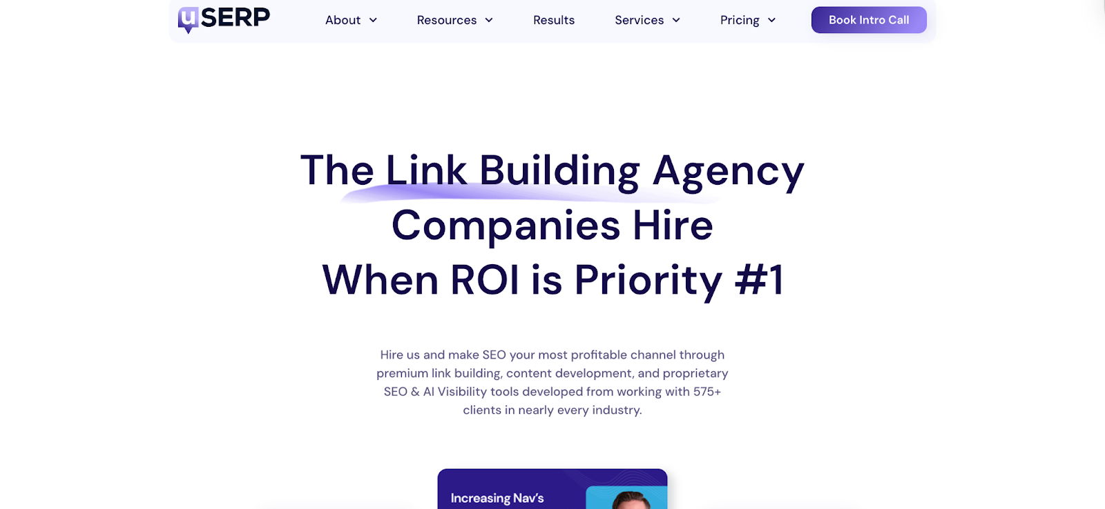 uSERP homepage