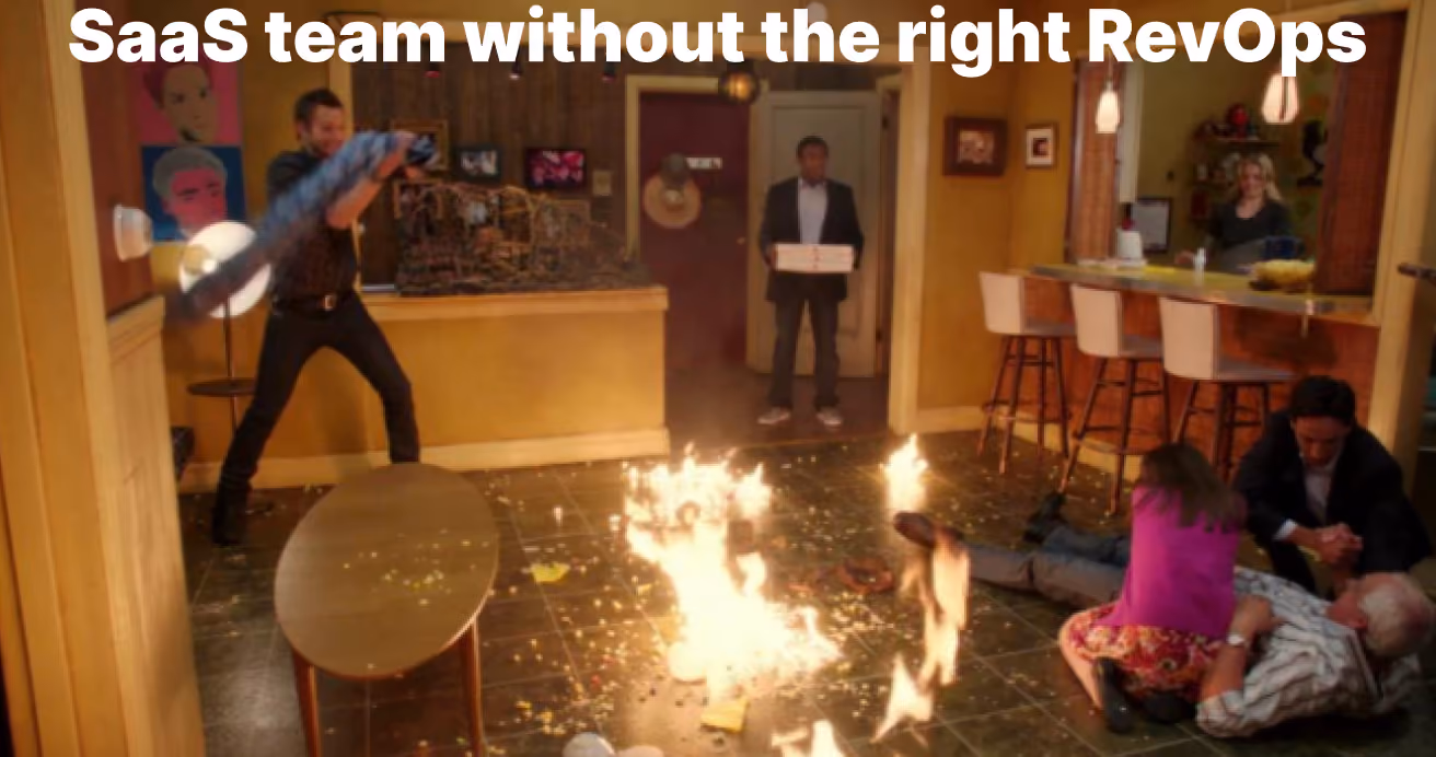 SaaS team without the right RevOps