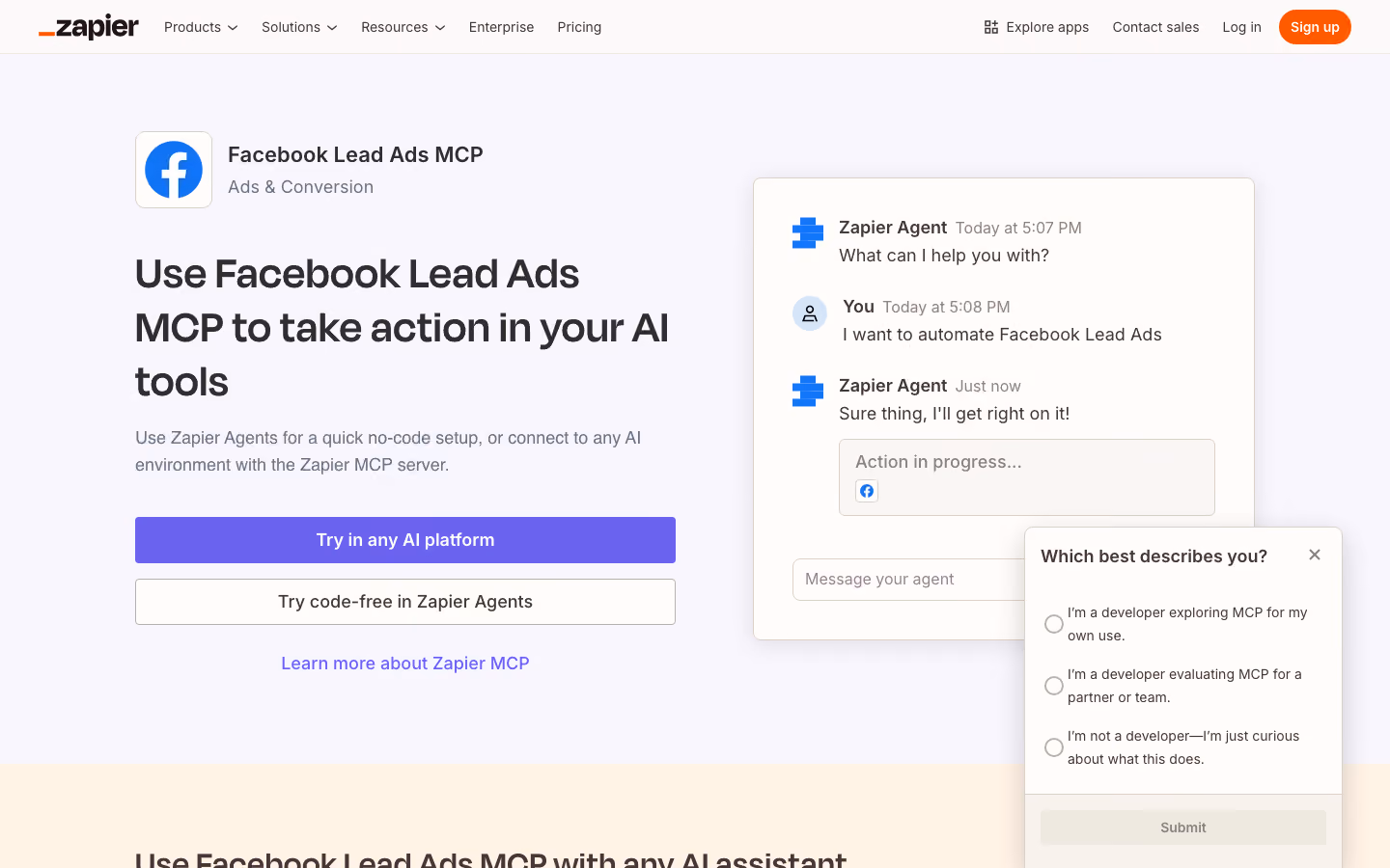 Step 3: Create a New MCP Server in Zapier
