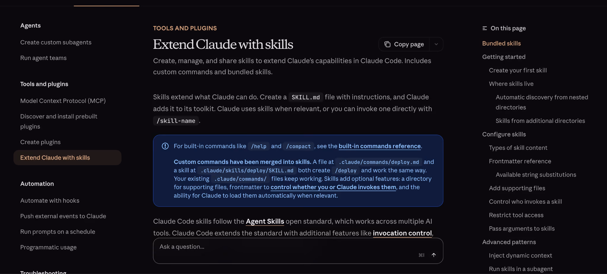 What is Claude skills
