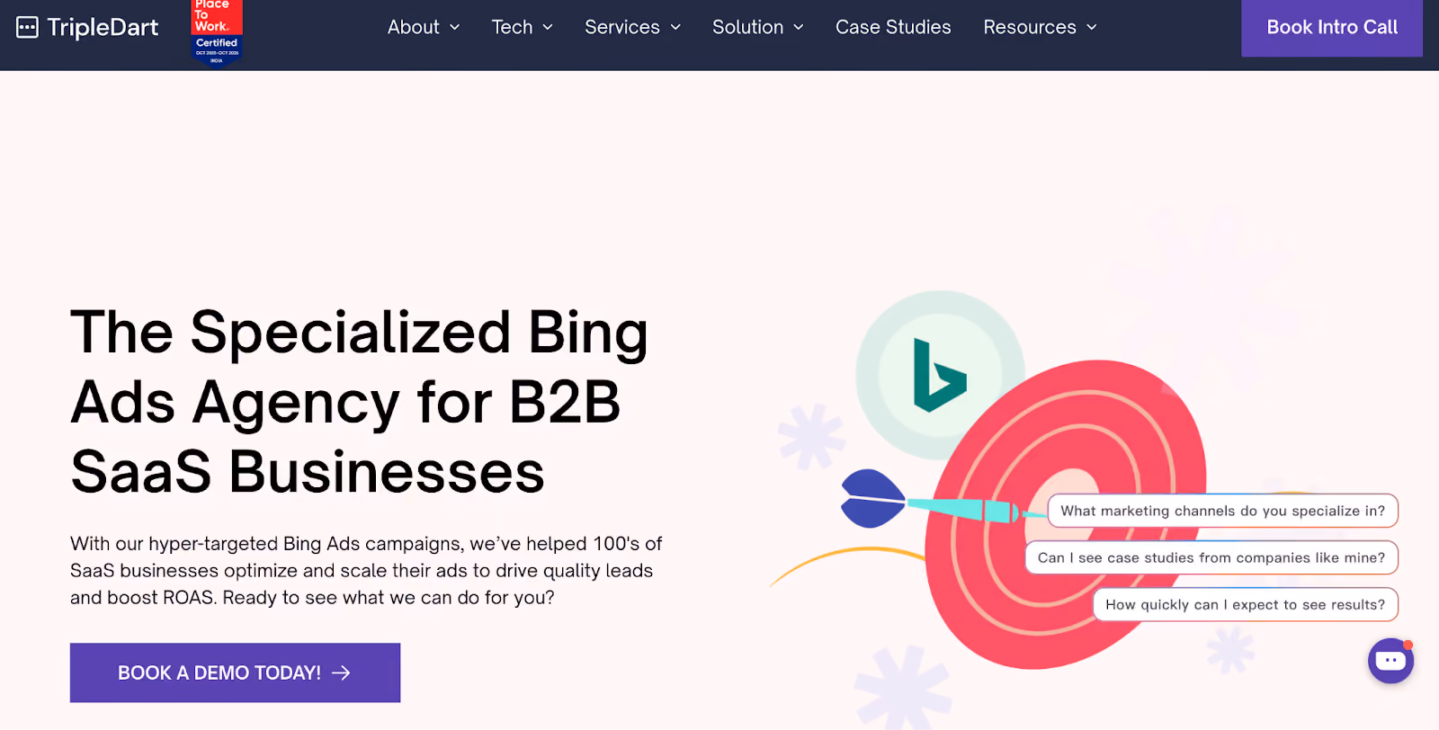 TripleDart Homepage
