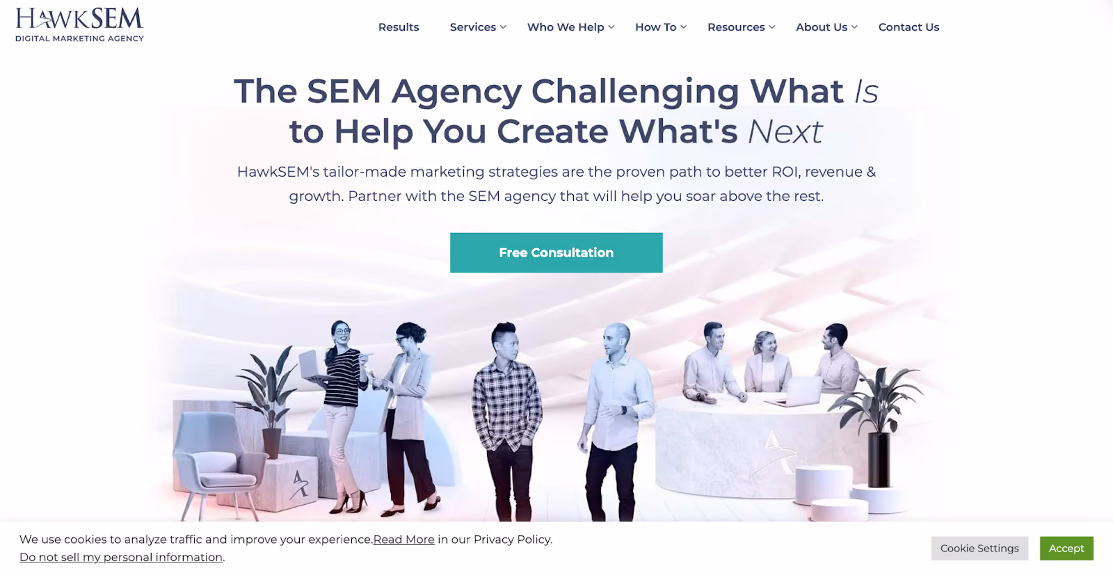 HawkSEM Homepage