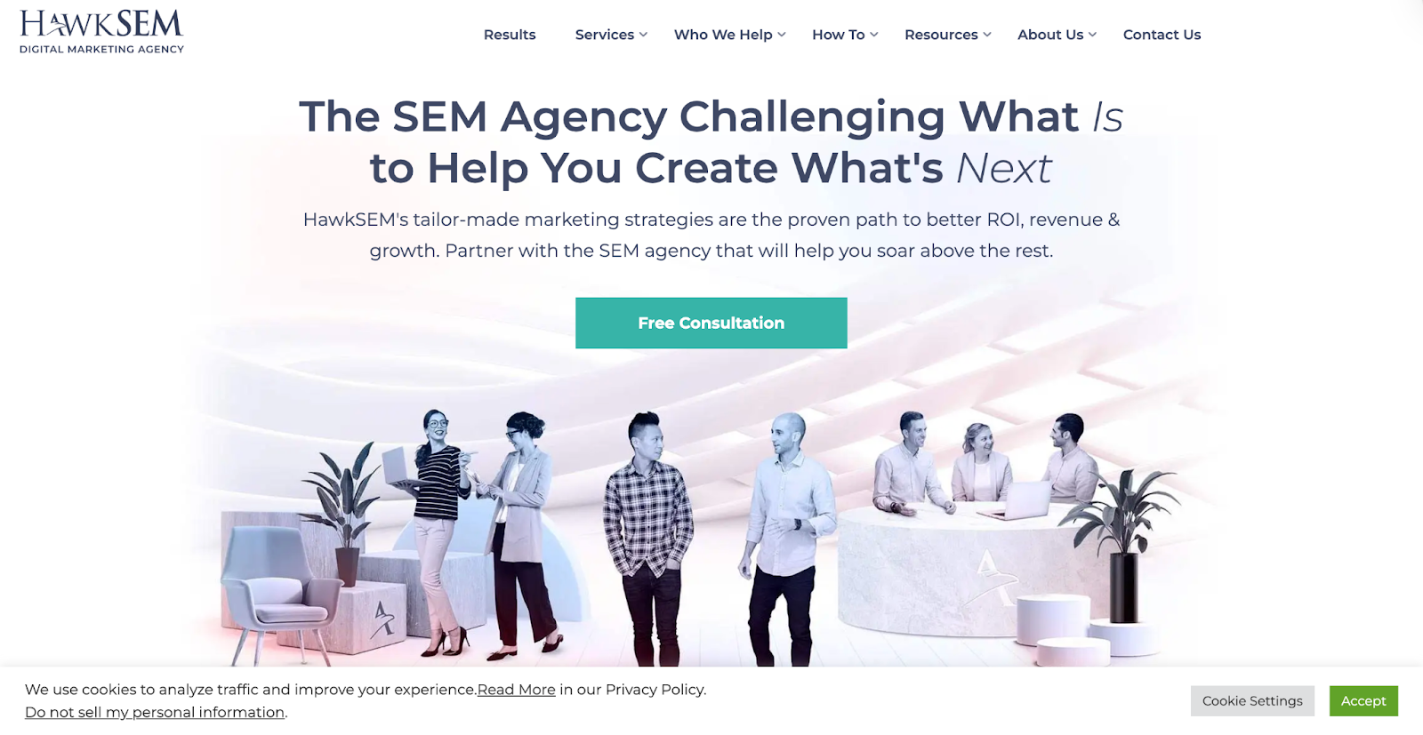 HawkSEM Homepage