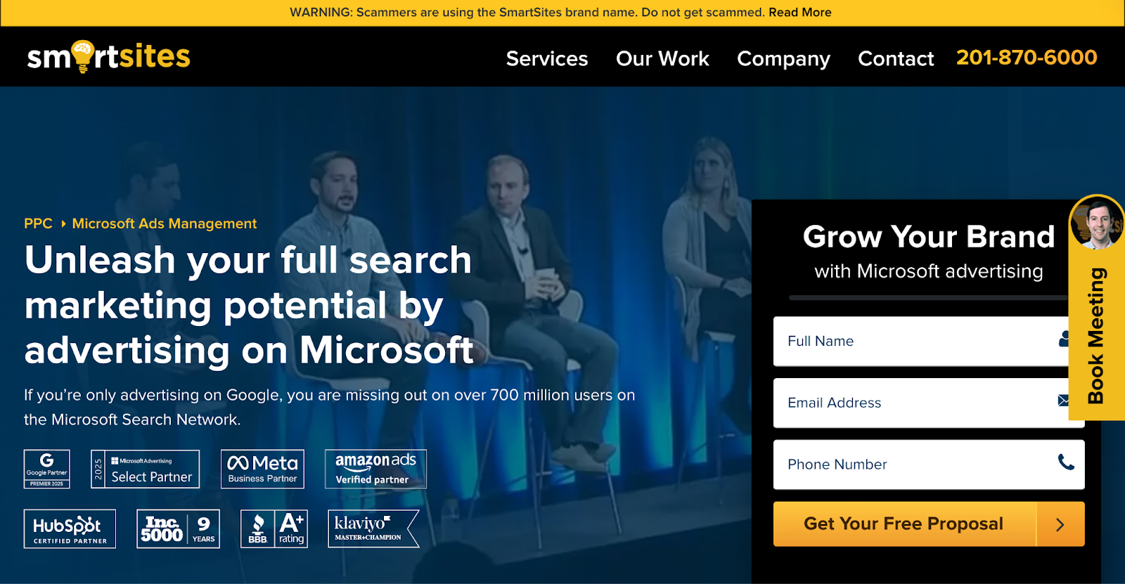 Smartsites Homepage