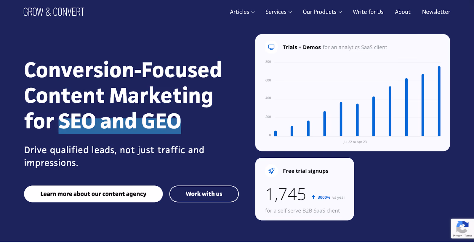 Grow and Convert