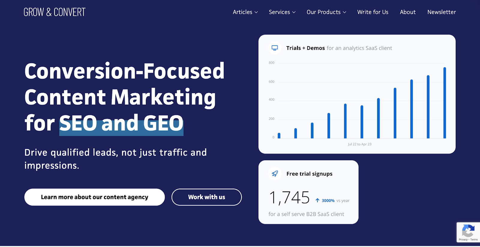 Grow and Convert