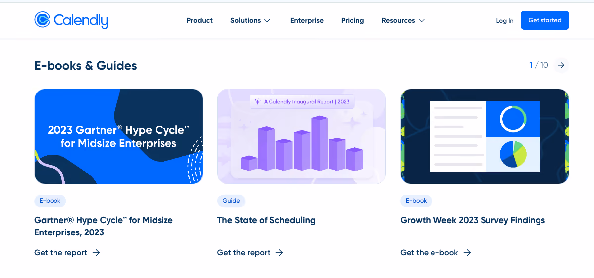 calendly content marketing examples