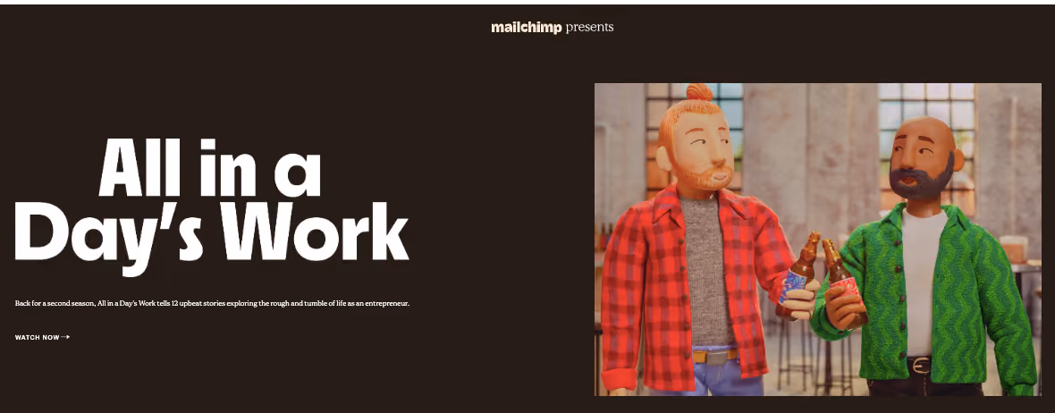 Mailchimp content marketing