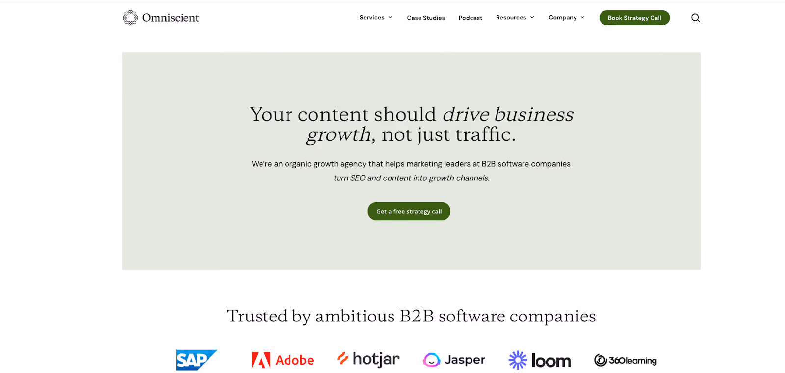 Omniscient Homepage