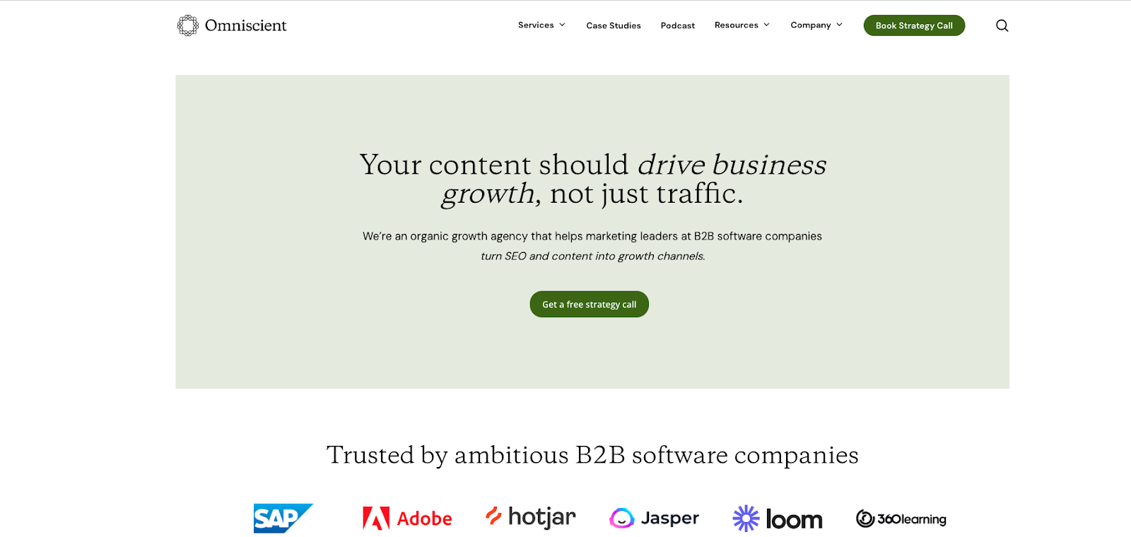 Omniscient Homepage