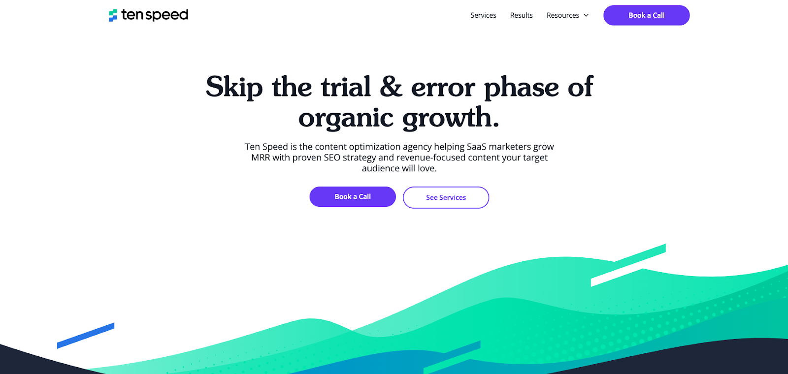 Tenspeed Homepage