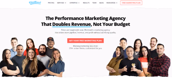 KlientBoost agency screenshot