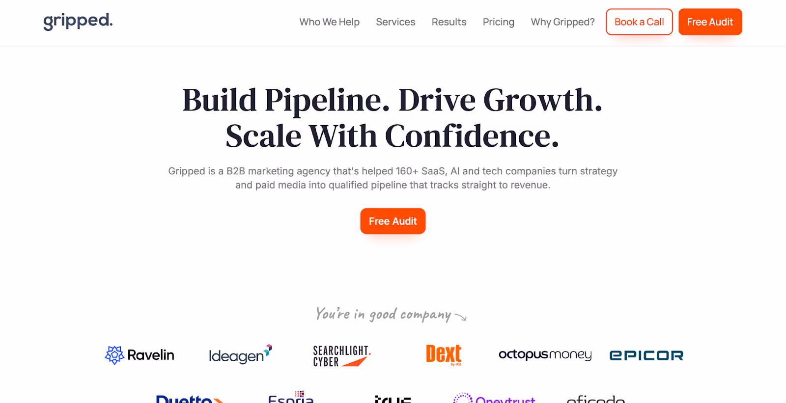 Gripped Homepage