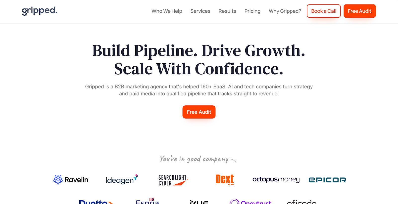Gripped Homepage