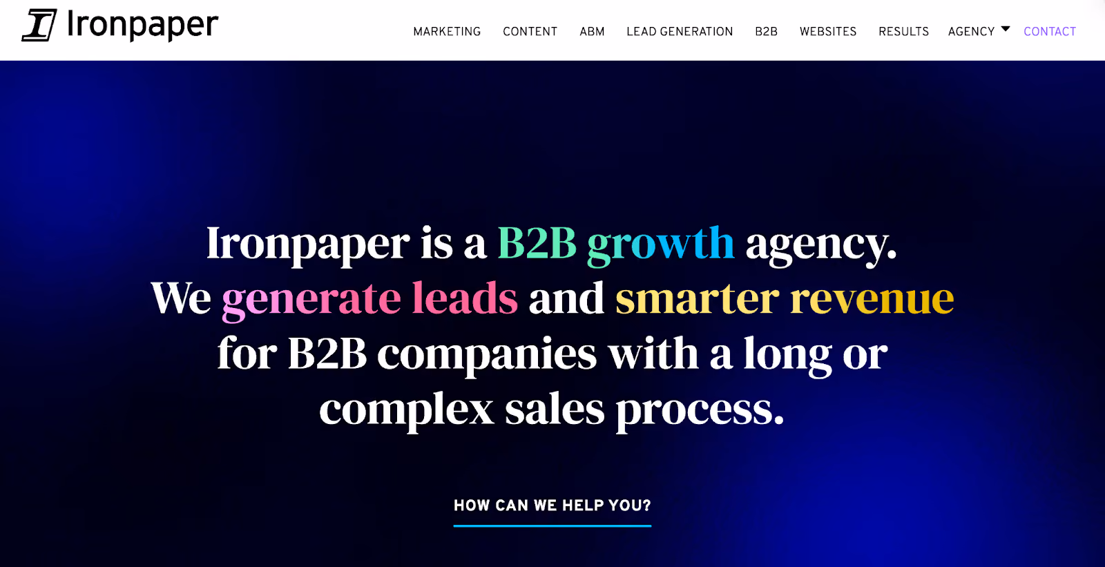 IronPaper Homepage