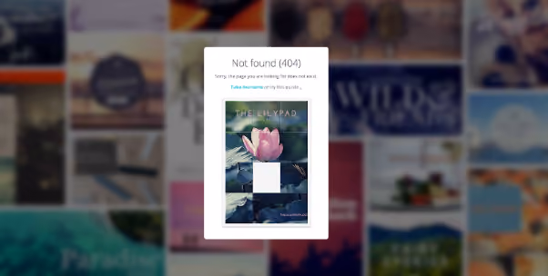 404 error page examples