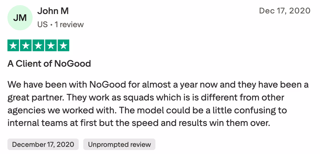 NoGood Homepage