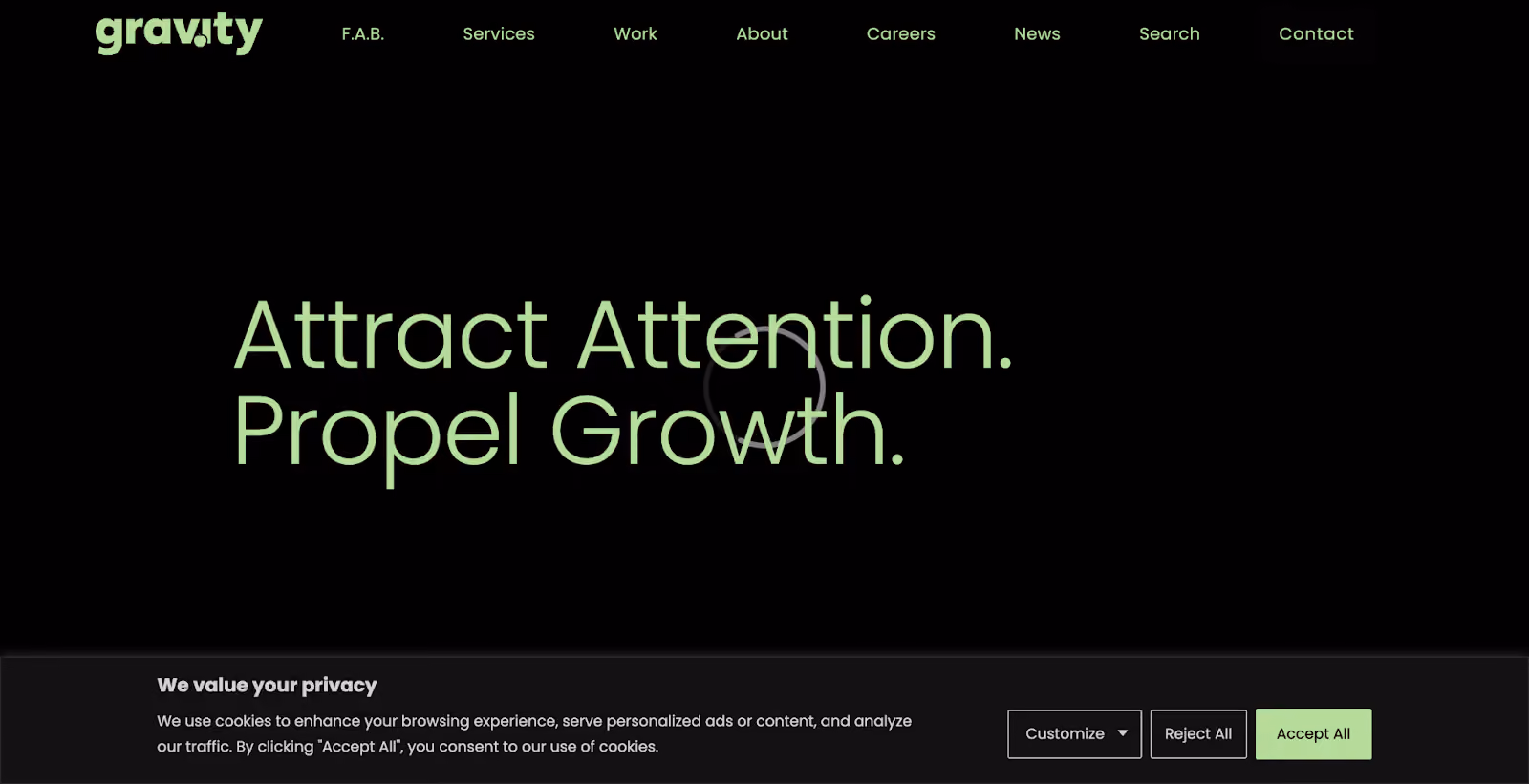 Gravity Global Homepage