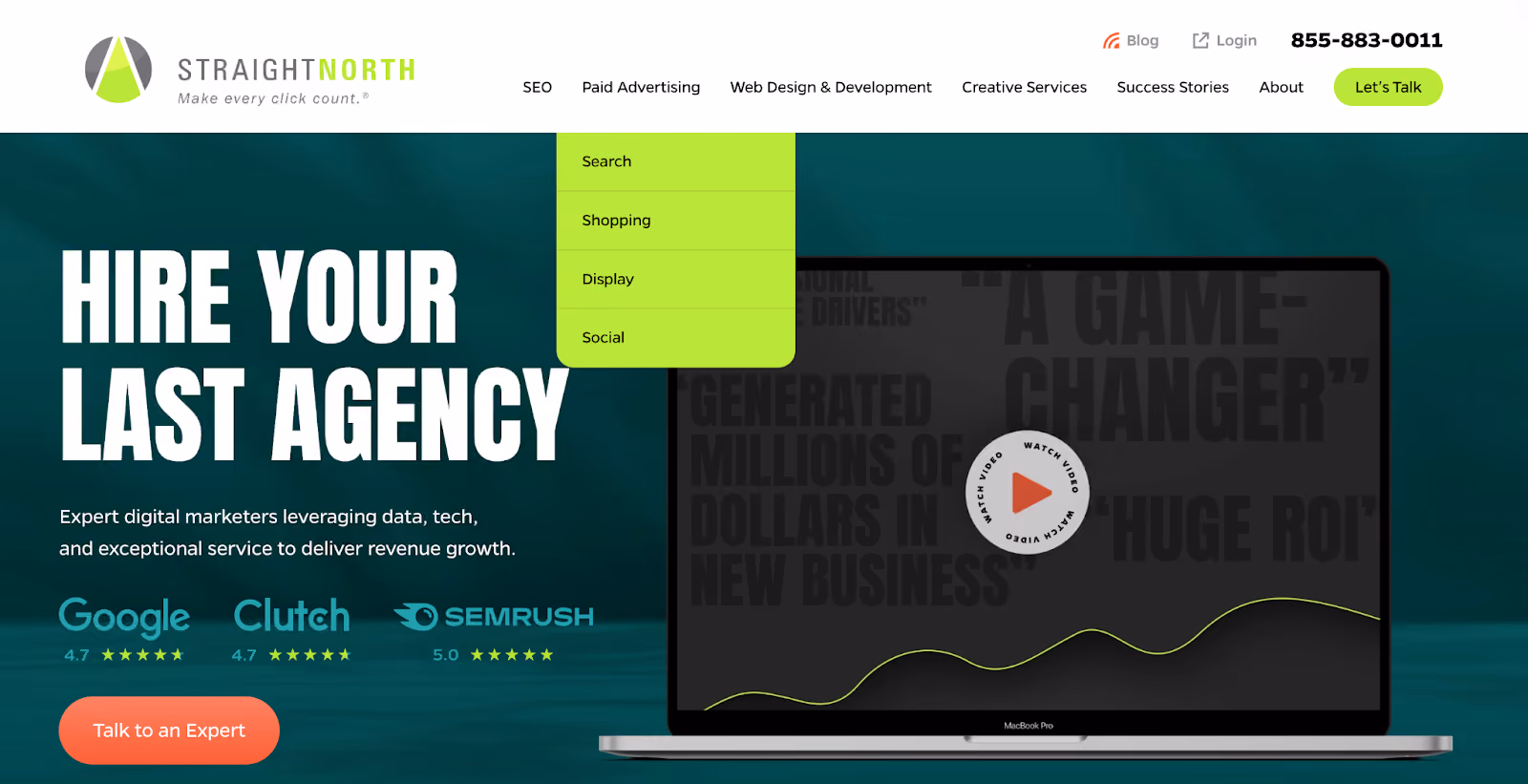 Straight North Homepage