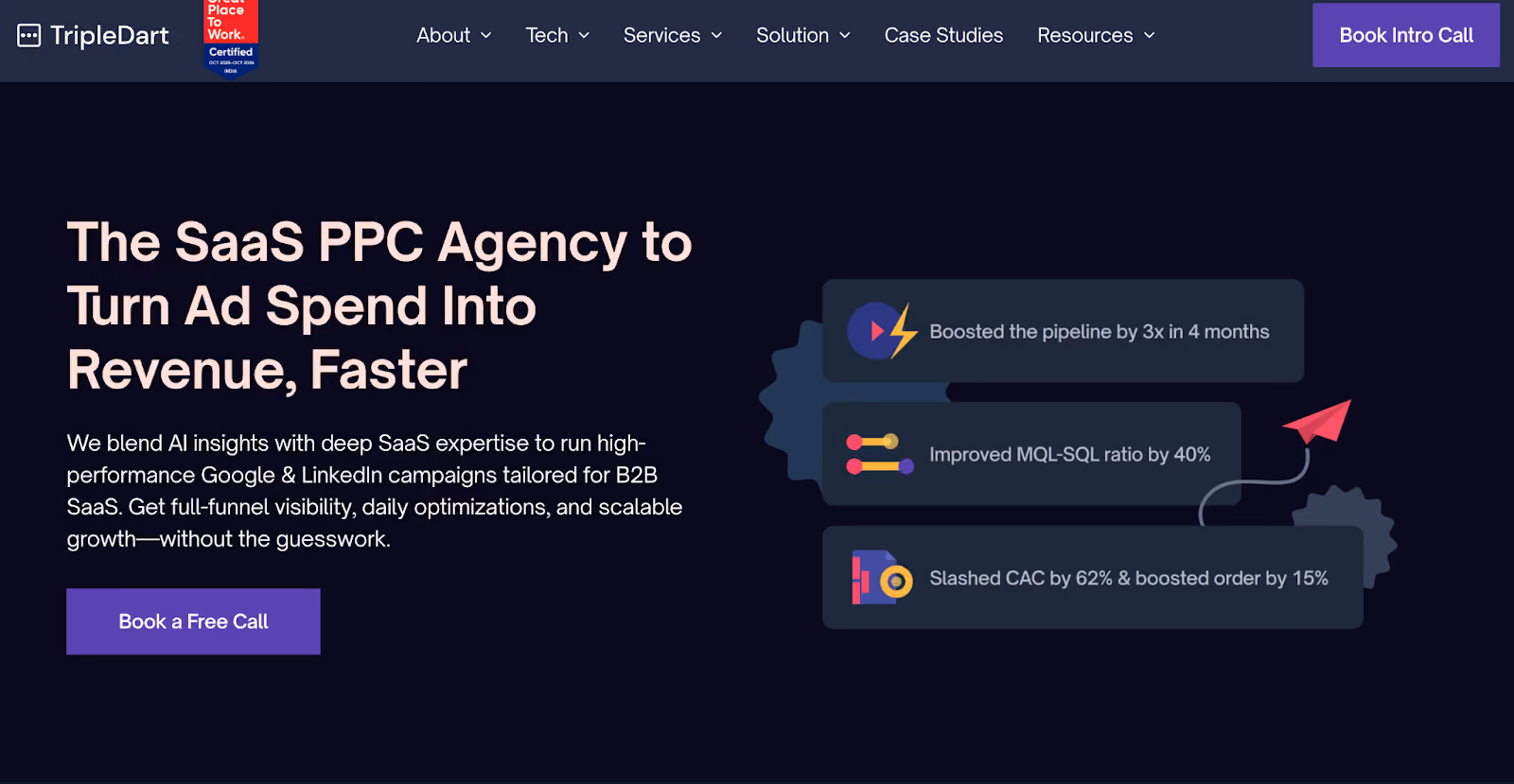 Tripledart Homepage
