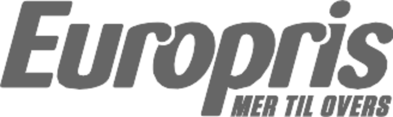 Europris logo in gray italic text.
