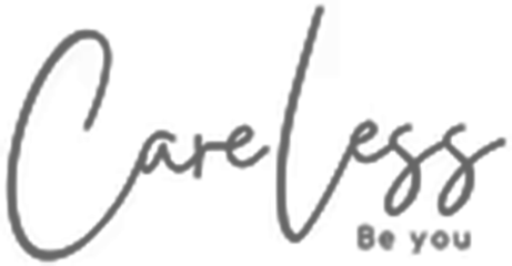 Stylized black text logo reading 'Careless' on transparent background.