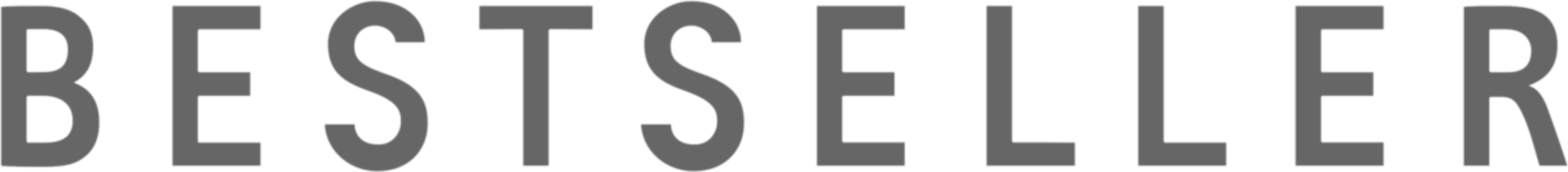 The word BESTSELLER in bold black capital letters on a white background.