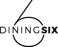 Dining6 logo with a large stylized number 6 behind the text Dining6.