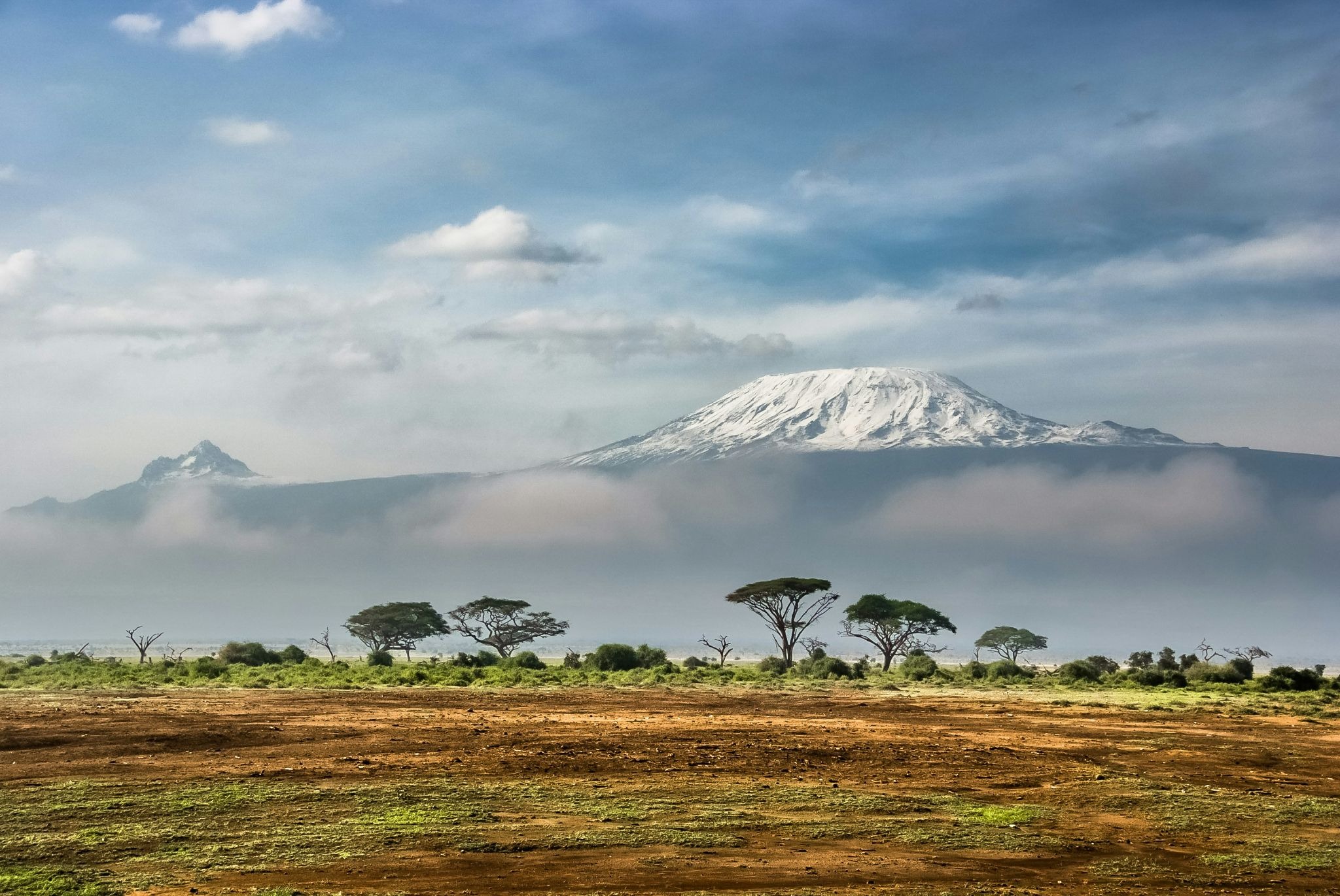 Views of Mt. Kilimanjaro in Tanzania