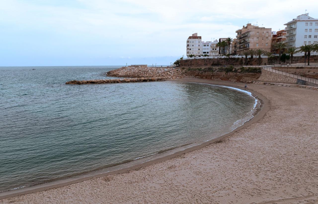 Somorrostro beach near Barcelona Olympic Port area