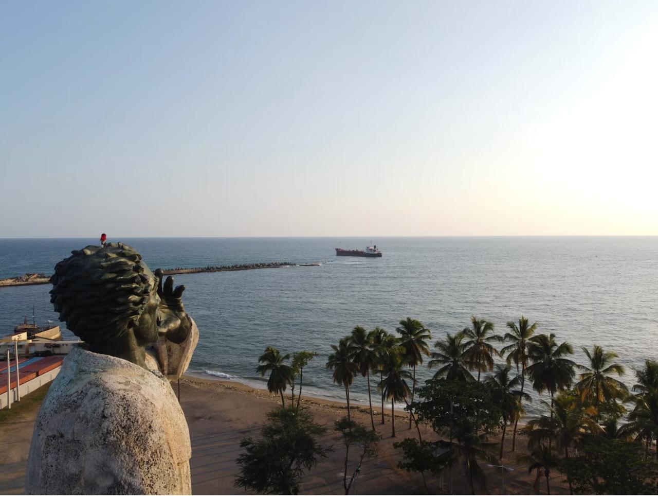 Santo Domingo skyline along the Caribbean Malecon