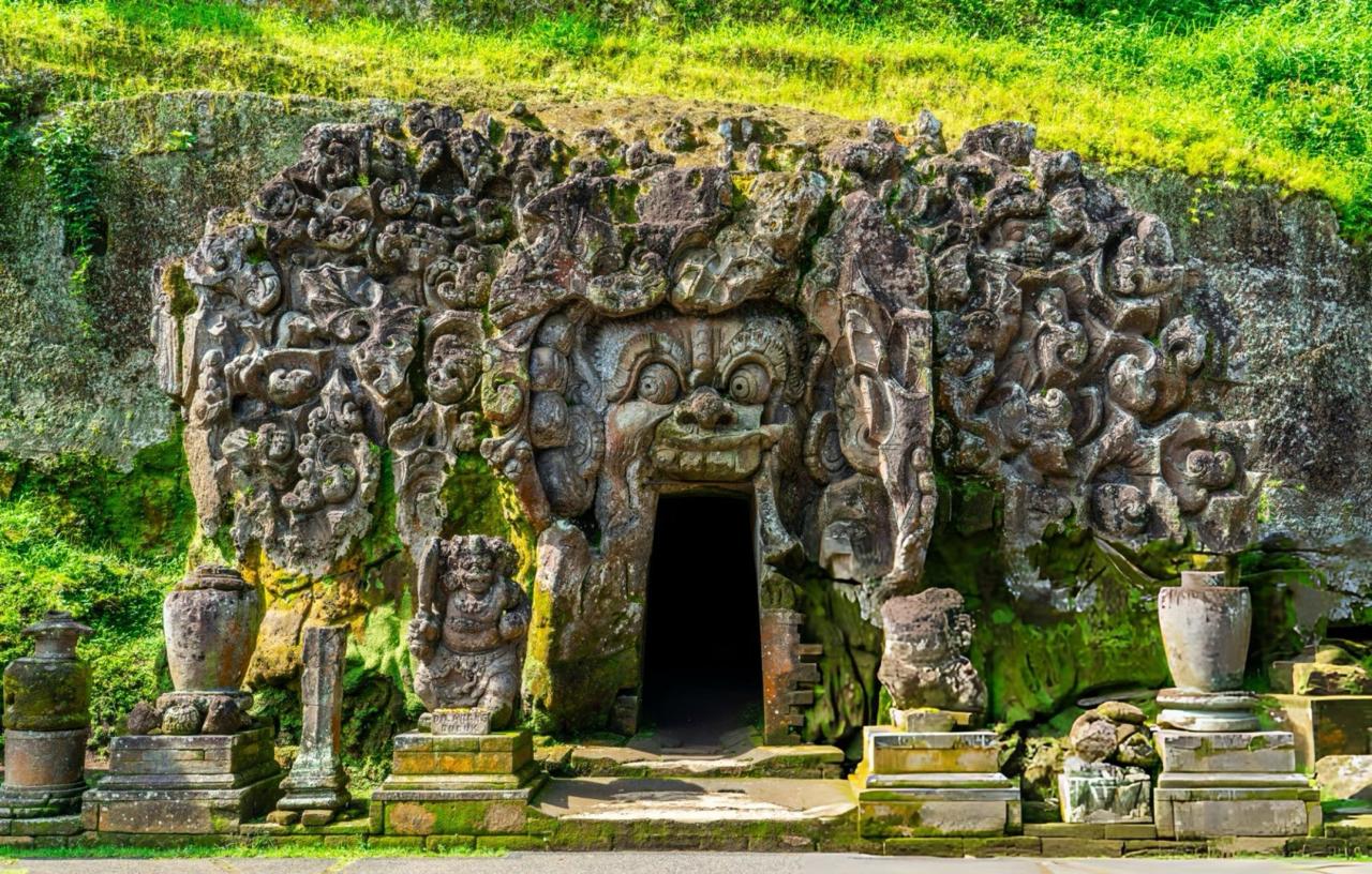 Goa Gajah temple in Ubud, Bali, Indonesia