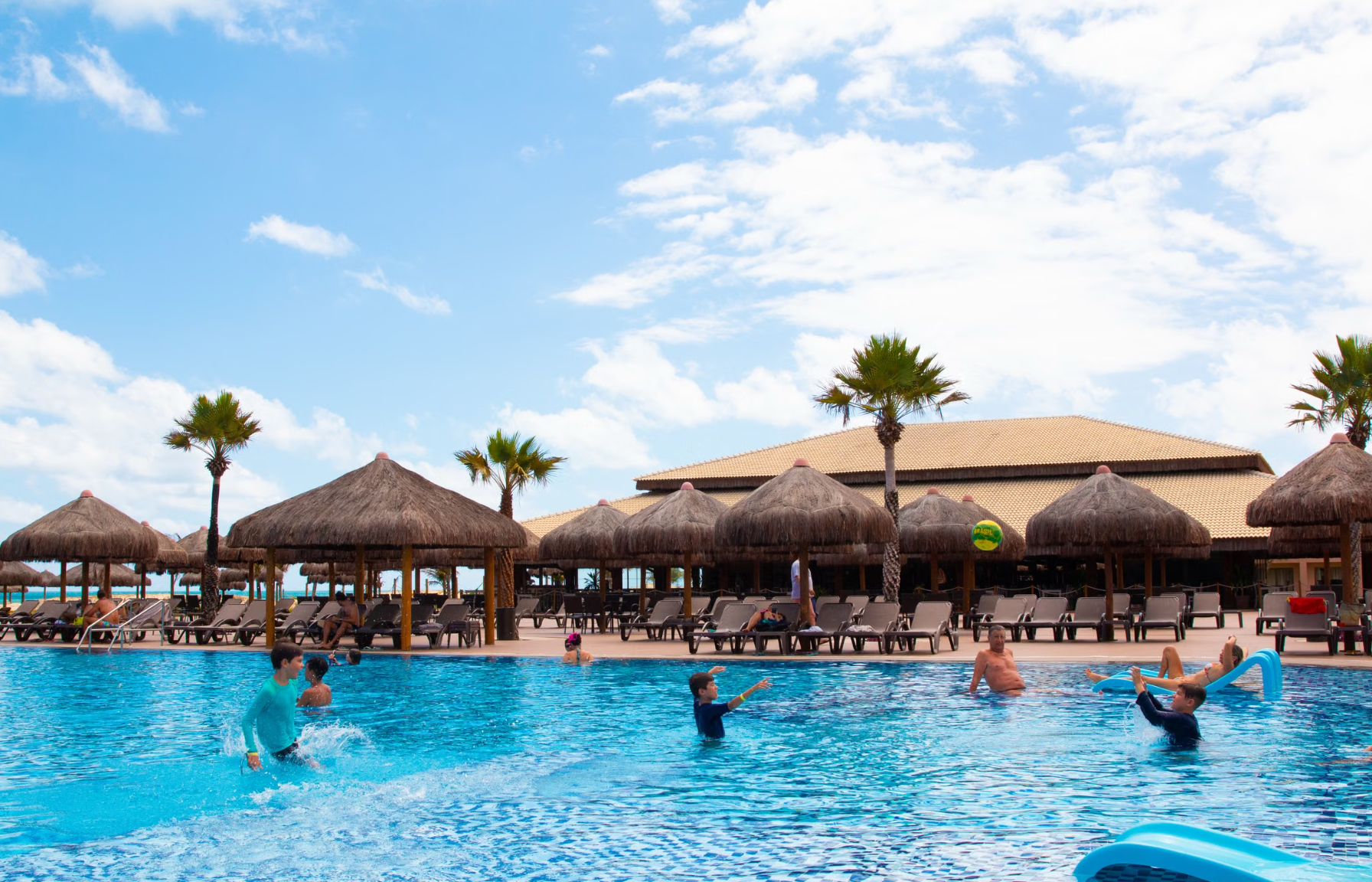 Family resort pool secured gated peaceful Bali