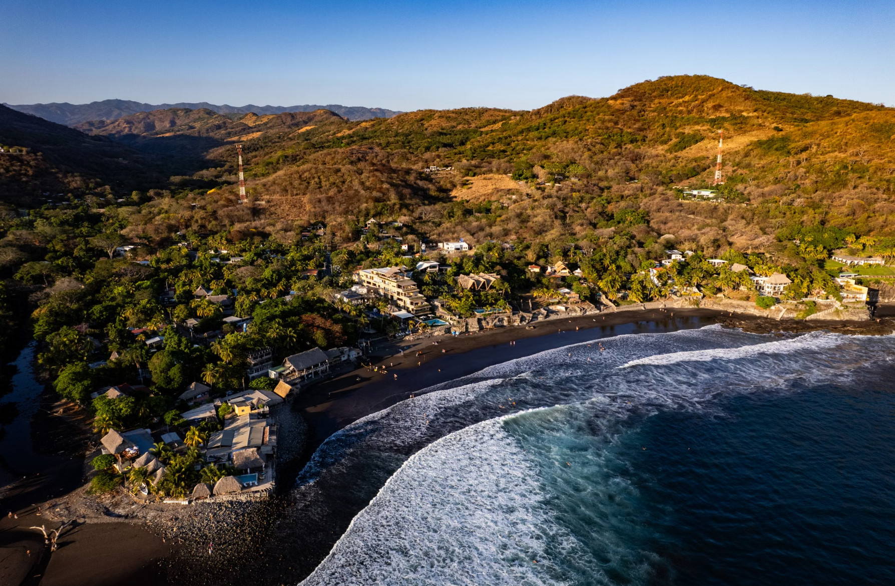 Beachfront in El Zonte, El Salvador