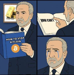 Still on chapter one (crypto meme)