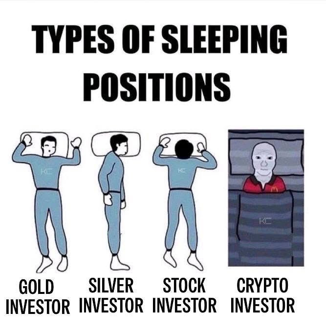 Crypto investors vs others (crypto meme)